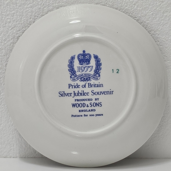 🇬🇧 Queen Elizabeth II Silver Jubilee Plate 1952-1977 - Picture 2 of 7